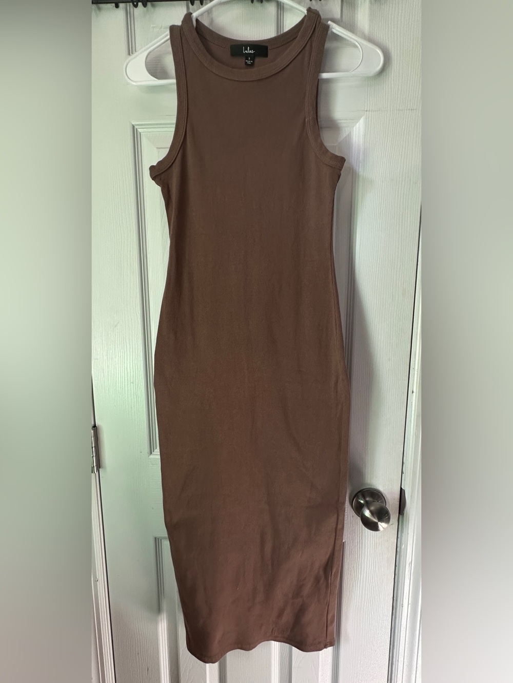 LuLu’s Brown Body Con Midi Dress